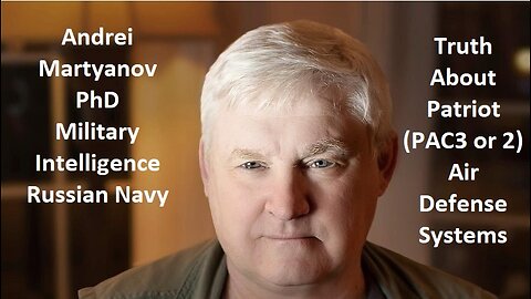 Andrei Martyanov PhD Military Intelligence Navy: To Patriots About Patriots.