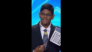 He is a human calculator