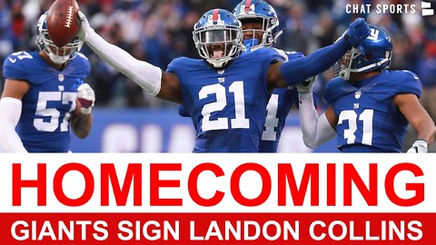 BREAKING: Giants Sign Landon Collins - FULL DETAILS & REACTION | NY Giants News