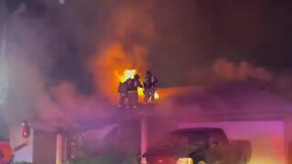 3 firefighters injured, dog missing after house fire in Glendale