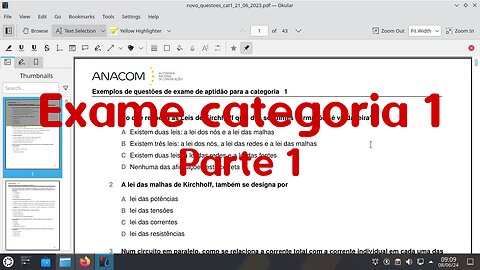 Preparação para o exame de rádio-amador de categoria 1 - Parte 1