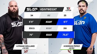 Power Slap 1: Frank Holland vs Dorian Perez | Prelims