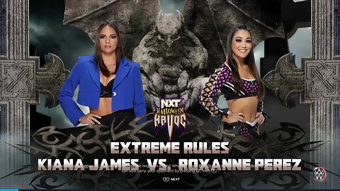 NXT Halloween Havoc 2023 Day 1 Roxanne Perez vs Kiana James in a Devil's Playground Match