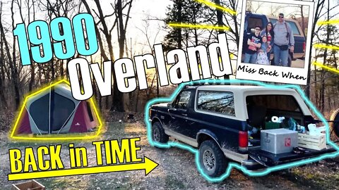 Car Camping in the 1990s vintage overlanding...