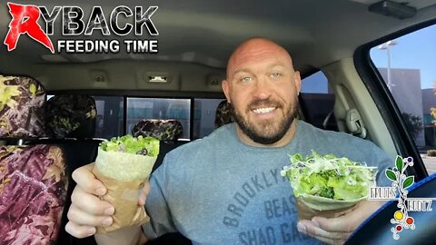 Fruits and Rootz Plant Powered Caesar Wraps Food Review Ryback Feeding Time AKA Most Jacked Vegan