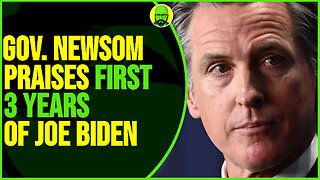 NEWSOM GIVES A SLICK EDITED PIECE OF PROPAGANDA