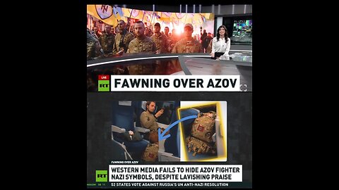 Western Media Praise Ukrainian Azov "Soldier" Known For Promoting Nazism