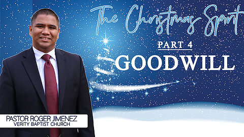 【 Goodwill 】 Pastor Roger Jimenez