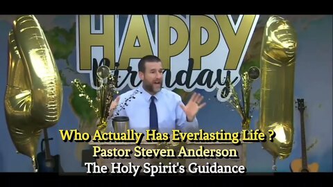 Who Actually Has Everlasting Life ? | Pastor Anderson | Sermon Clip