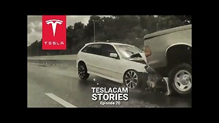 TESLA MODEL Y IN MASS CAR CRASH IN USA