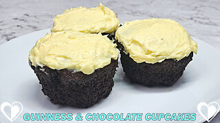 Guinness & Chocolate Cupcakes | Recipe Tutorial