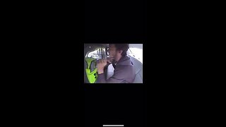 Police car flips