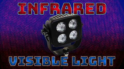Infrared and Visible LED Light Combo