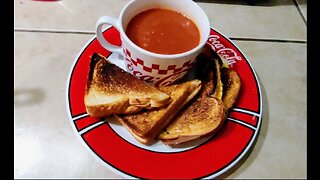 Fancy Favorite Tomato Soup & Grilled Cheese-Get Well Soon Meatless Meal