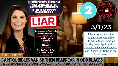 #72 ARIZONA CORRUPTION EXPOSED: Democrat Minister Rep. Stahl Hamilton Committed At Least 3 Ethics Violations - Bible Stealing, Lying To The House Members & Impugning Speaker Ben Toma - 1 Complaint Filed & 2 To Go - DEMAND THE LEGISLATURDS FILE NOW