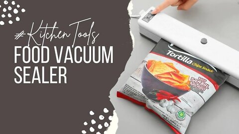 Food Vacuum Sealer | Vacuum Sealing Machine | #kitchentools