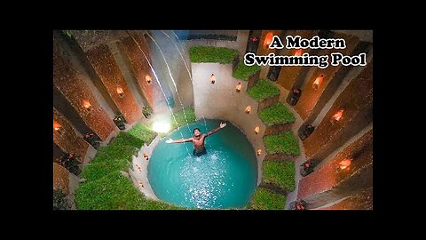 How To Build The Most Modern Underground Swimming Pools with Underground House