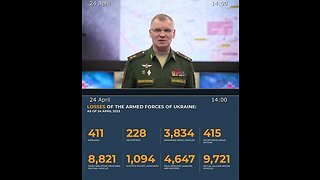 24.04.23 ⚡️ Russian Defence Ministry report on the progress of the deNAZIficationMilitaryQperationZ