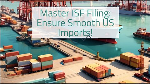 Mastering ISF Compliance: Strategies for Smooth Customs Clearance