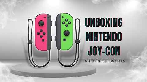 🎮 Unboxing Nintendo Joy-Con L/R | Neon Pink & Neon Green (No Talking)