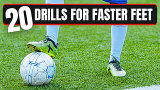 20 Soccer Drills to IMPROVE Dribbling & Footwork (without lots of time)