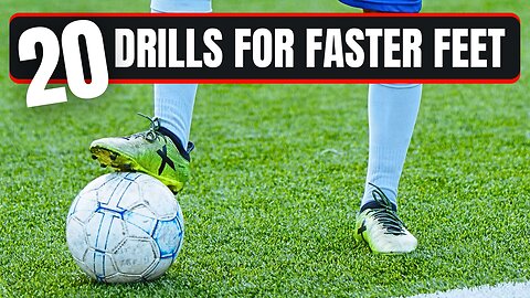 20 Soccer Drills to IMPROVE Dribbling & Footwork (without lots of time)