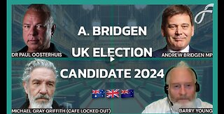 Andrew Bridgen - UK Election Candidate with Cafe Locked Out, Dr Paul Oosterhuis & Barry Young