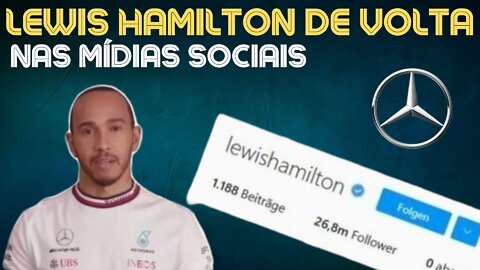 ✅. LEWIS HAMILTON DE VOLTA AS MÍDIAS SOCIAIS. #3