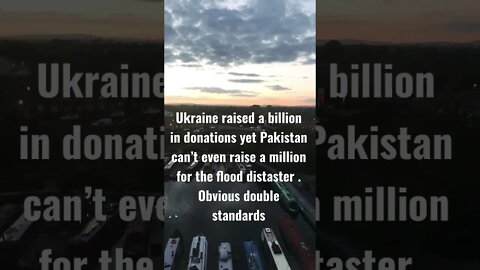 Ukraine raised over a billion yet Pakistan can’t raise a million for its flood disaster victims .