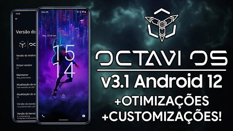 Octavi OS ROM v3.1 | Android 12 Official | MAIS OTIMIZAÇÕES VULKAN E MELHORES CUSTOMIZAÇÕES!
