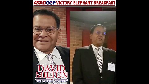 Ret Judge David Milton is the only Republican candidate running against George Gascon.