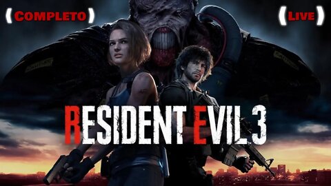 RESIDENT EVIL 3 REMAKE: Zerando em LIVE (Playthrough) (Completo)