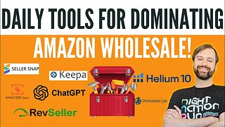 Amazon Sellers: My Essential Daily Tools for Dominating Wholesale!