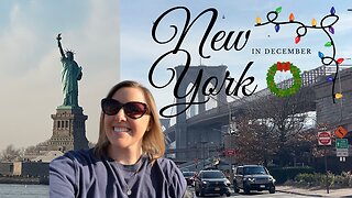 NEW YORK vlog: Christmas Markets, Statue of Liberty, & Seeing James Smith live