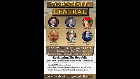 06-23-2022 Townhall Central Reclaiming the Republic: June Primary Election Results