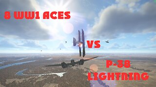 8 WW1 Aces V.S. P-38 Lightning