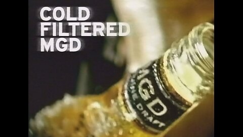 MGD - Miller Genuine Draft 2001 Stop the Rock TV Ad