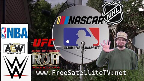 Free Satellite TV Sports and Wrestling Feeds on Free To Air - How to Find! #FreeSatelliteTV
