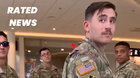 Man Confronts American Soldiers in Poland with Controversial Questions