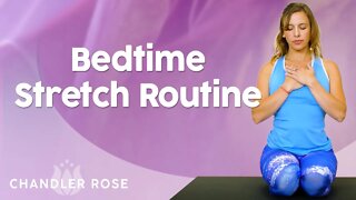 Bedtime Stretches for Better Sleep ♥ Stress, Insomnia, Anxiety & Pain, At Home, Gentle Yoga, 20 Min