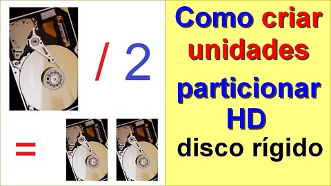 Como particionar (dividir) o HD (disco rígido) pelo Windows para instalar o Linux | Fetha Tutoriais