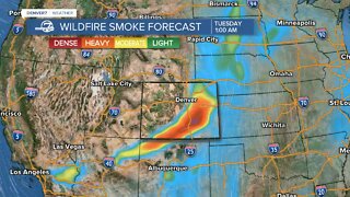 Smoke map for June 13, 2022