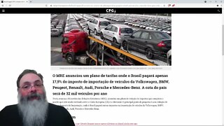 Acordo do Mercosul com Comunidade Europeia pode baratear carros no Brasil