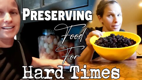 Preserving Food For HARD TIMES! ~ Come Hang Out! ~ Prepping ~ Food shortage