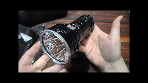 Fenix LR50R Flashlight Kit Review! (One Of the Best Combination Beams I've Seen!)