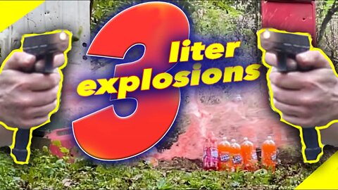 How to make 3 liters of soda explode shooting lots of guns