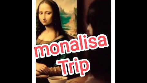 Half-time to the vision of the Mona Lisa mirror with artificial intelligence #monalisa