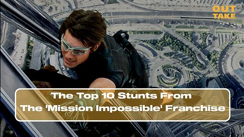 The Top 10 Stunts From Tom Cruise's 'Mission Impossible' Franchise (TEES AVAILABLE IN BIO)