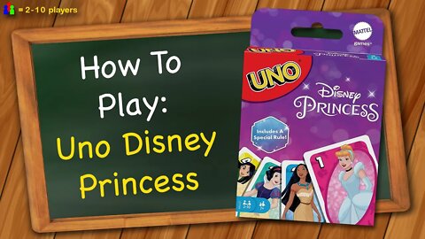 How to play Uno Disney Princess