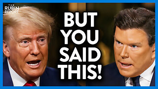 Watch Trump's Face As He Realizes He Contradicted His Previous Sentence | DM CLIPS | Rubin Report